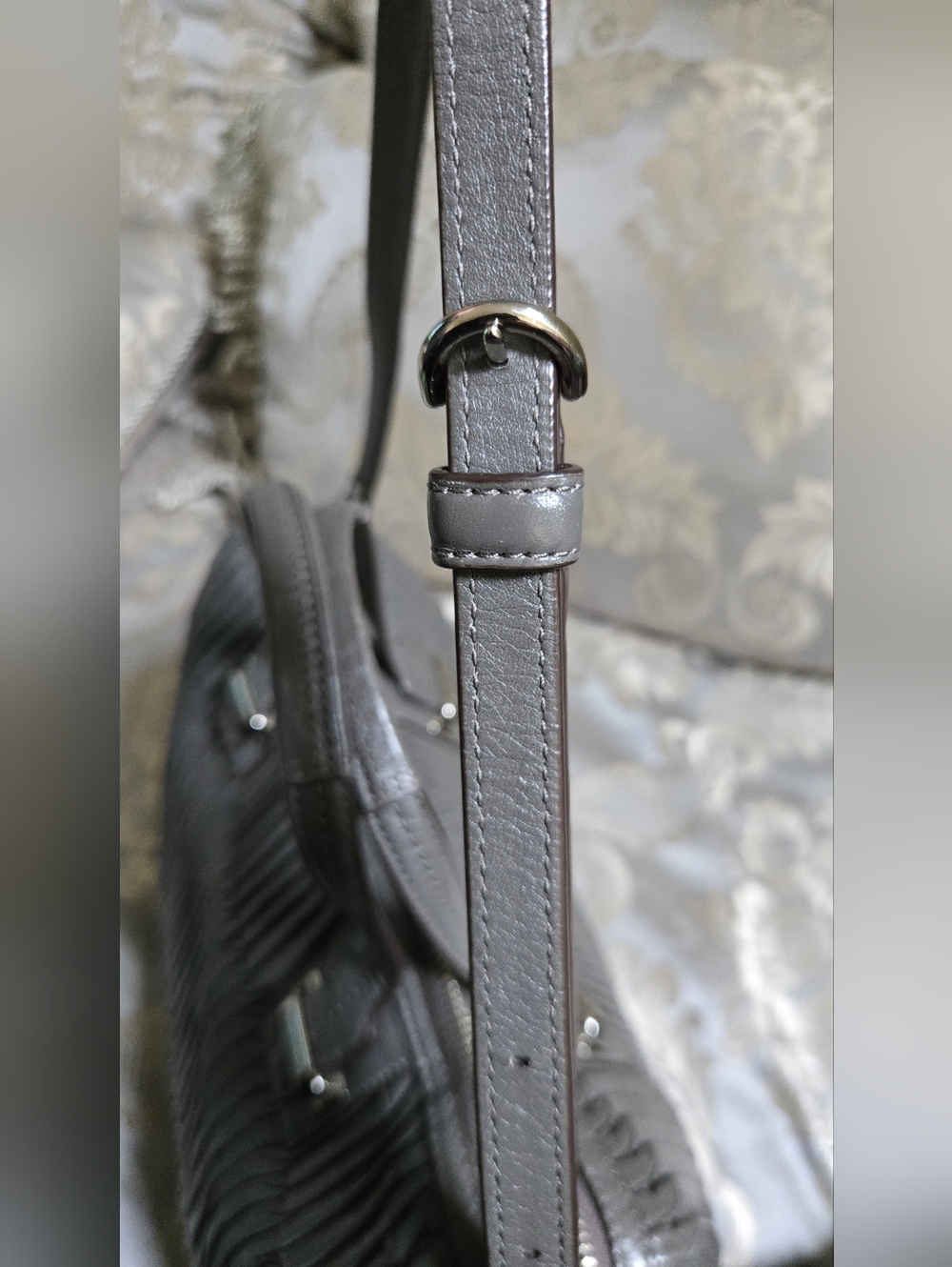 Coach RARE* Taylor Gathered Leather Alexis Carryall Tote (same size large Rowan) - Picture 9 of 14